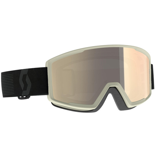 SCOTT Factor PRO LS Light Beige | ski / snowboard goggles | PHOTOCHROMIC | AMPLIFIER | Nofog™ | ENHANCER | LIGHT SENSITIVE BRONZE CHROME lens S1-S3 (VLT 45-16%)