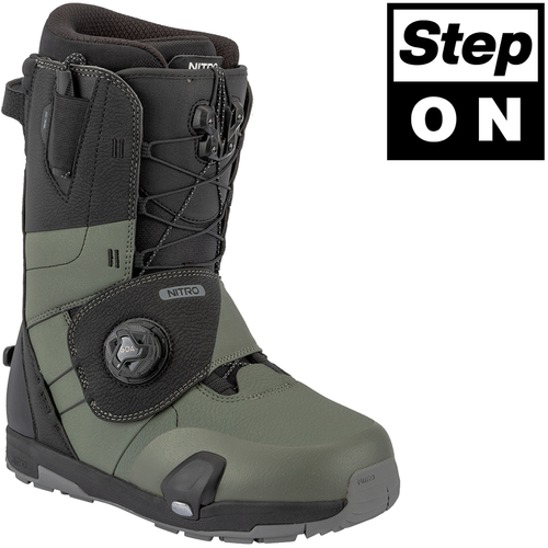 NITRO Venture Step On ® TLS 2026 | snowboard boots | HEAT Moldable | BOA ® | Introducing the New All-Terrain Convenience Fit | shadow / black
