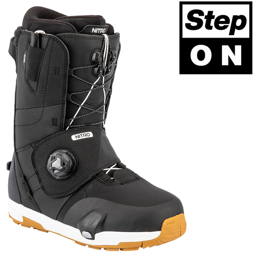 NITRO Venture Step On ® TLS 2026 | buty snowboardowe / termoformowalne | HEAT Moldable | BOA ® | Introducing the New All-Terrain Convenience Fit | black