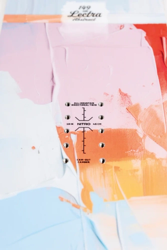 DAMSKI ZESTAW NITRO 2026: Lectra ABSTRACT + Talent WHITE | snowboard + wiązania