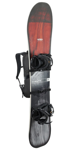 NITRO Rover 14 2026 | plecak snowboard / splitboard / rower | 760g! | z usztywniaczem i mocowaniem na kask | kompatybilny z bukłakiem i protektorem KOROYD | raven
