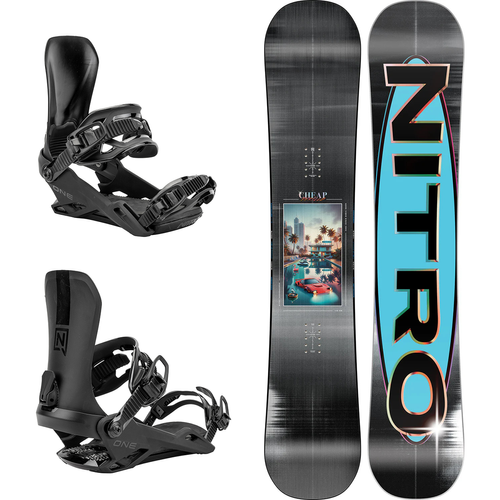 ZESTAW NITRO 2026: Cheap Thrills + One ULTRA BLACK | snowboard + wiązania