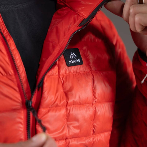 JONES Men's Ultra Re-Up Down Recycled Jacket 2025 | kurtka snowboard / splitboard | lava red