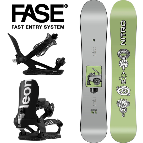 SET 2026: NITRO Alternator + BATALEON Blaster AW FASE ® | snowboard + bindings